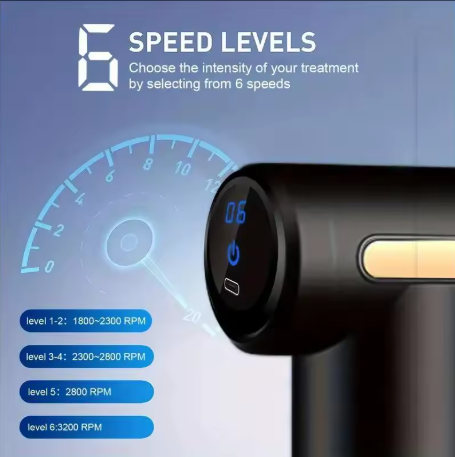 Pistola Masajeador Facial y Corporal